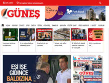 Tablet Screenshot of gaziantepgunes.com